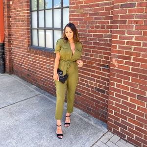 Starlow Olive Jumpsuit